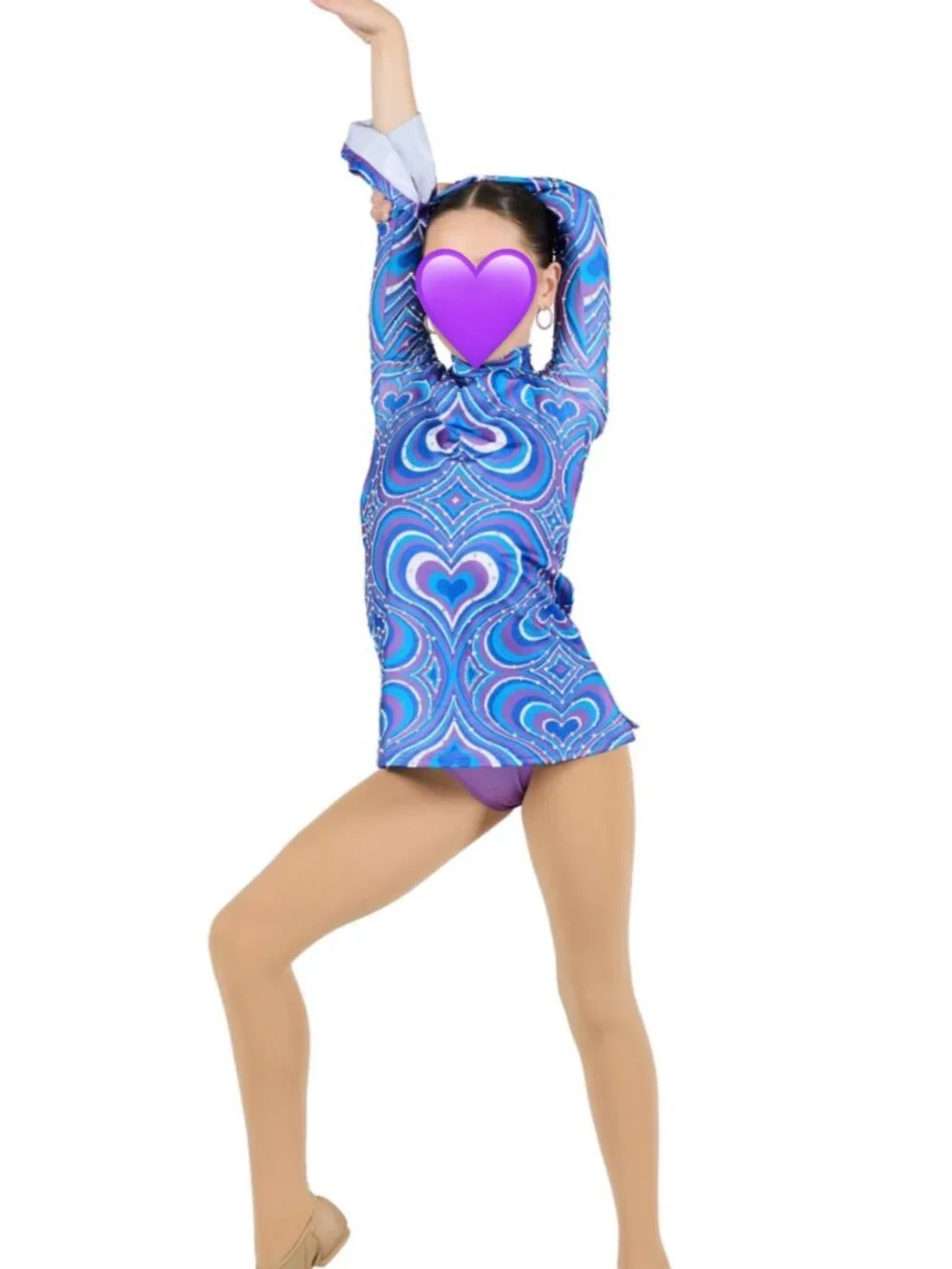 70's Inspired Disco Shift Dress Jazz Costume